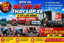 Dịch Vụ Thay Lốp Xe Ô Tô Lưu Động 24/7 – Nhanh Chóng, Chính Hãng,