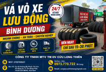 CỬA HÀNG CUNG CẤP LỐP XE Ô TÔ CHÍNH HÃNG VÀ DỊCH VỤ THAY LỐP LƯU ĐỘNG TẬN NƠI UY TÍN TẠI BÌNH DƯƠNG