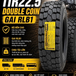 LỐP XE 11R22.5 DOUBLE COIN GAI RLB1