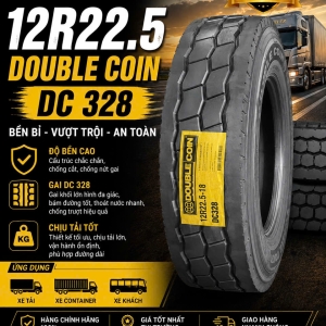 LỐP XE 12R22.5 DOUBLE COIN DC328