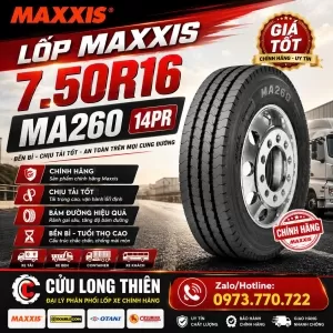 Lốp MAXXIS 7.50R16 MA260 14PR