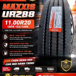 Lốp Xe MAXXIS 11.00R20 -18PR UR288