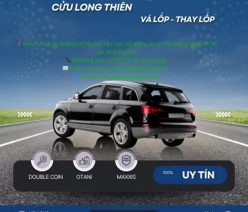 THAY LỐP XE Ô TÔ BÌNH DƯƠNG / DỊCH VỤ 24/24 TẠI CỬU LONG THIÊN 