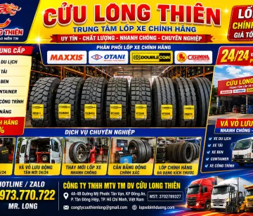 ĐỊA CHỈ CUNG CẤP LỐP XE CHÍNH HÃNG UY TÍN HÀNG ĐẦU TẠI DĨ AN
