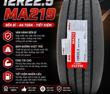 Lốp Maxxis MA219 11R22.5, 12R22.5, 295/80R22.5, 315/80R22.5 | Cửu Long Thiên