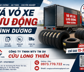 Đại Lý Cung Cấp Lốp Xe Ô Tô Bình Dương Uy Tín: Cửu Long Thiên Chính Hãng, Cứu Hộ 24/7