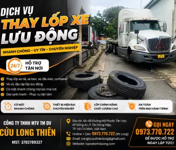 Top Địa Chỉ Thay Lốp Xe Ô Tô Uy Tín Giá Rẻ Tại Dĩ An Bình Dương