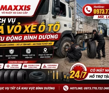 Cứu Hộ Lốp Xe Bình Dương 24/7 | Vá Vỏ Lưu Động Chỉ 15 Phút