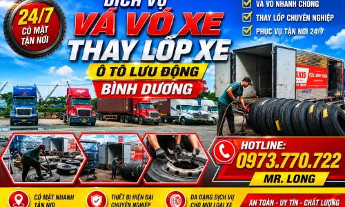 Dịch Vụ Thay Lốp Xe Ô Tô Lưu Động 24/7 – Nhanh Chóng, Chính Hãng,