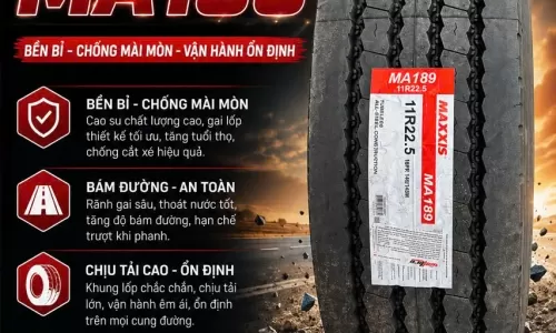 Lốp Xe 11R22.5 MAXXIS Gai 189 – Dùng Cho Xe Gì?