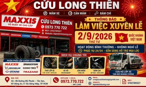 Lốp Xe Buýt, Xe Tải Bình Dương | Thay Lốp Tận Nơi